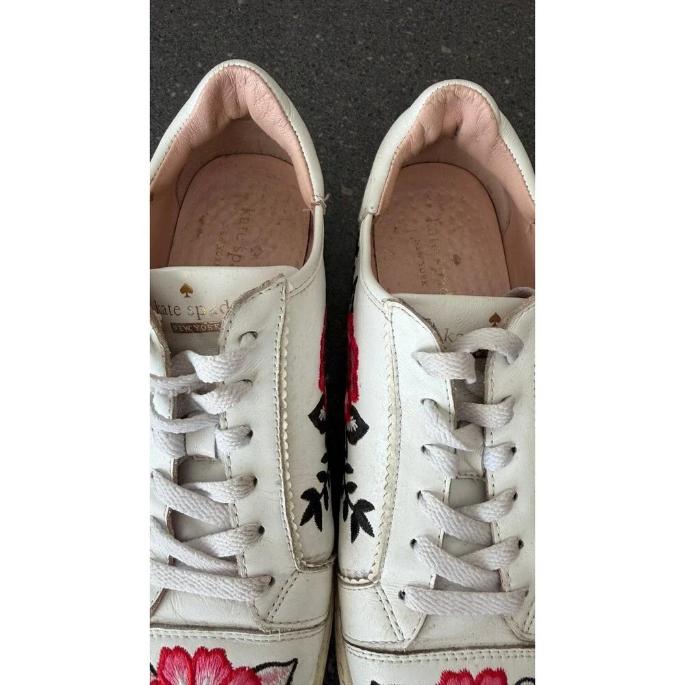 Kate Spade New York Everhart Floral Embroidered Sneakers
